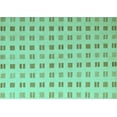 thumbnail image 1 of Ahgly Company Machine Washable Indoor Rectangle Solid Turquoise Blue Modern Area Rugs, 2' x 5', 1 of 4