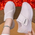 thumbnail image 6 of CHICVOMEY Women's Sneakers with Adjustable Walking Sneakers for Women - Breathable Flyknit Sneakers with Wide Toe Box & Arch Support - Lightweight Casual Flats for Daily Travel, 6 of 9