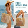 thumbnail image 3 of Mesh Tote Beach Bag,Women Fairycore Hobo Bag,Shoulder Bag,Soft Summer Casual Crochet Bags, 3 of 6