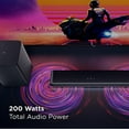 thumbnail image 4 of Barra de sonido TCL de 2.1 canales con subwoofer inalámbrico (S4210, modelo 2023), Dolby Audio, DTS Virtual:X, Bluetooth, entrada para asistente de voz, soporte de pared y cable HDMI incluido, negro, 4 of 5