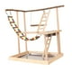 thumbnail image 4 of Parque infantil para loros,Accesorios de de juegos para loros,Soporte de juego para pájaros periquitos,Parque de juegos para gimnasio con perca, 4 of 9