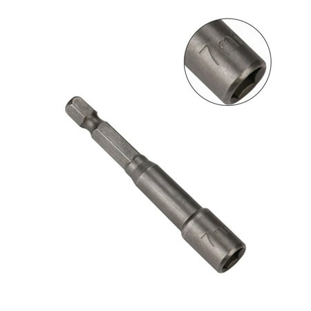

2pcs Nut Driver Bit Hexagon Socket and Shank Quick-release Nut Setter Driver Drill Bit Set 65x13mm