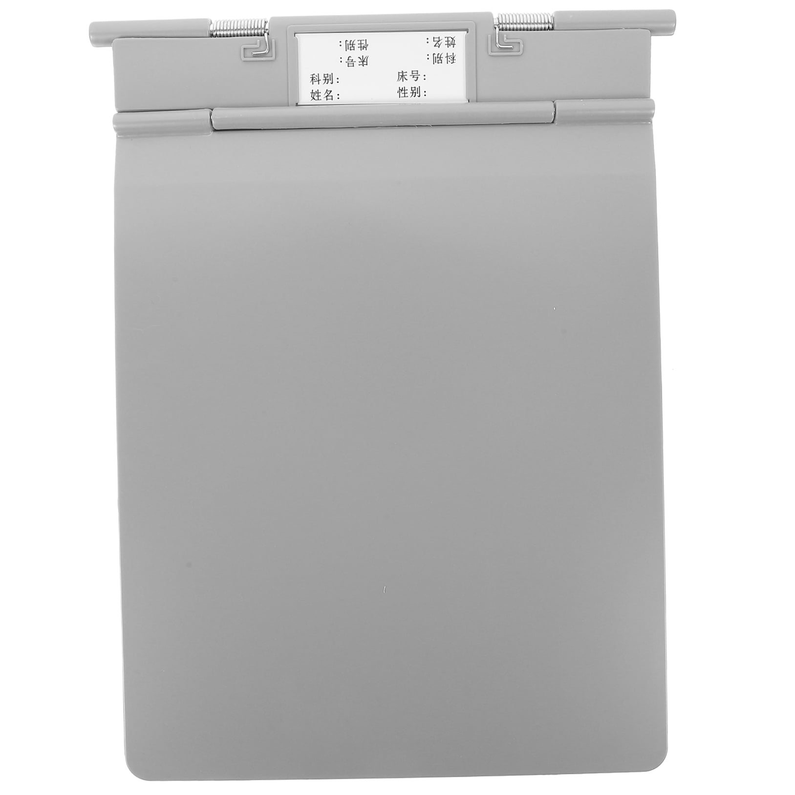 WRISTBIQUE Work Clipboard Abs Grey For Standing Writing In Office Work 1Pcs 13X10X0.6In