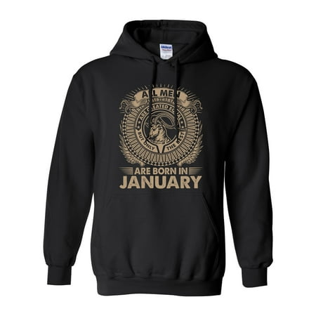 Capricorn All Men Are Created Equal Best Born In January Funny DT Sweatshirt