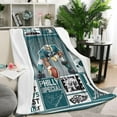 thumbnail image 4 of Philadelphia Football Blanket Gifts for Men Women Boys Fleece Throw Blanket, 60" x 50", 4 of 4