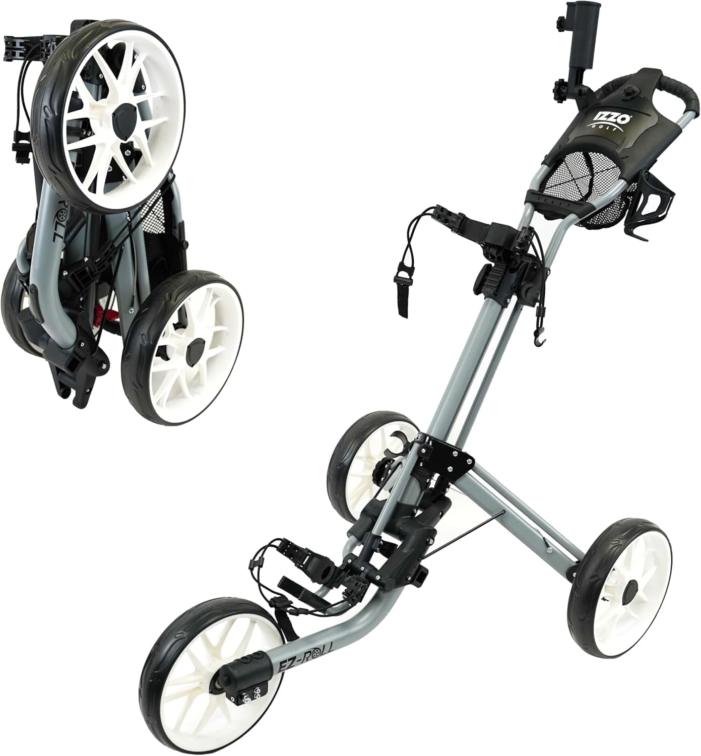 Rovic by Clicgear RV3J Junior 3-Wheel Golf Push Cart, Lime