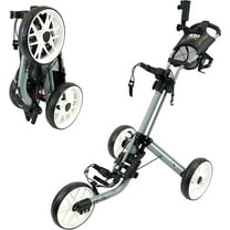 IZZO Golf EZ-Roll 3 Wheel Push Cart - Golf 3 Wheel Push Cart