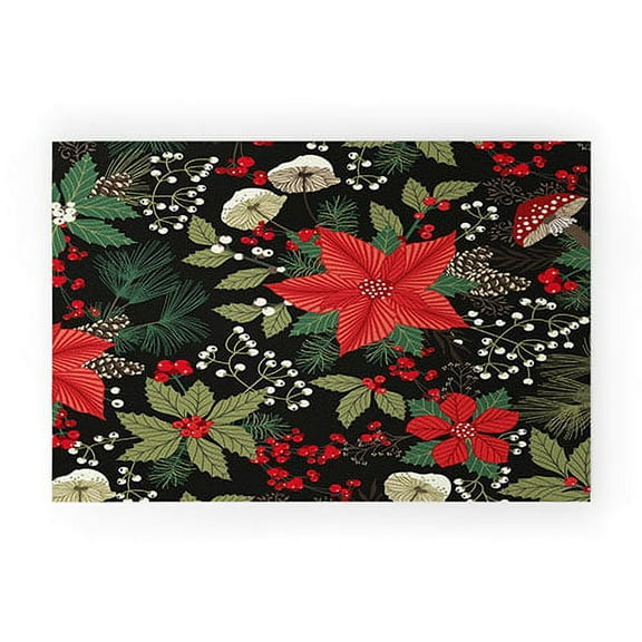 Society6 Sabine Reinhart Miracle Of Christmas 36" x 24" Welcome Mat