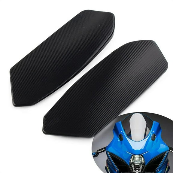 Mirror Block Off Plates Hole Caps Black For Suzuki Gsxr1000 / R / Abs 17-24
