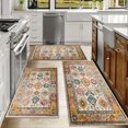 thumbnail image 6 of Kitchen Rugs Sets of 3 Non Slip Washable Kitchen Mats for Floor, Waterproof Kitchen Runner Rug, Floor Mat Carpet for Entryway, Laundry, Sink, Hallway, Bathroom, 6 of 12