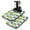 White-463, variant on Tropical Pineapple Dish Drying Mat, Hawaiian Exotic Fruit Yellow Summer Absorbent Kitchen Mat