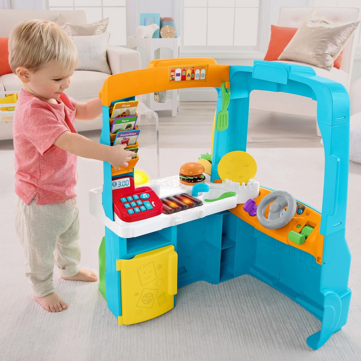Fisher-Price Laugh & Learn Servin' up Fun Food Truck-French Version