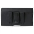 thumbnail image 3 of Reiko Slim Horizontal Leather Pouch Case for Samsung Galaxy Note 3/N7100, Black, 3 of 4