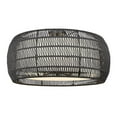 thumbnail image 3 of Everly 6-Light Semi-Flush in Matte Black with Modern Black Rattan, 3 of 7
