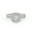 White Gold, variant on Infinity Double Halo Solitaire Engagement Ring for Women, 1.00 Carat (ctw) Princess And Round Lab Grown Diamond Ring In 10K Solid Yellow Gold F-G, VS-SI Quality Ring Size-10