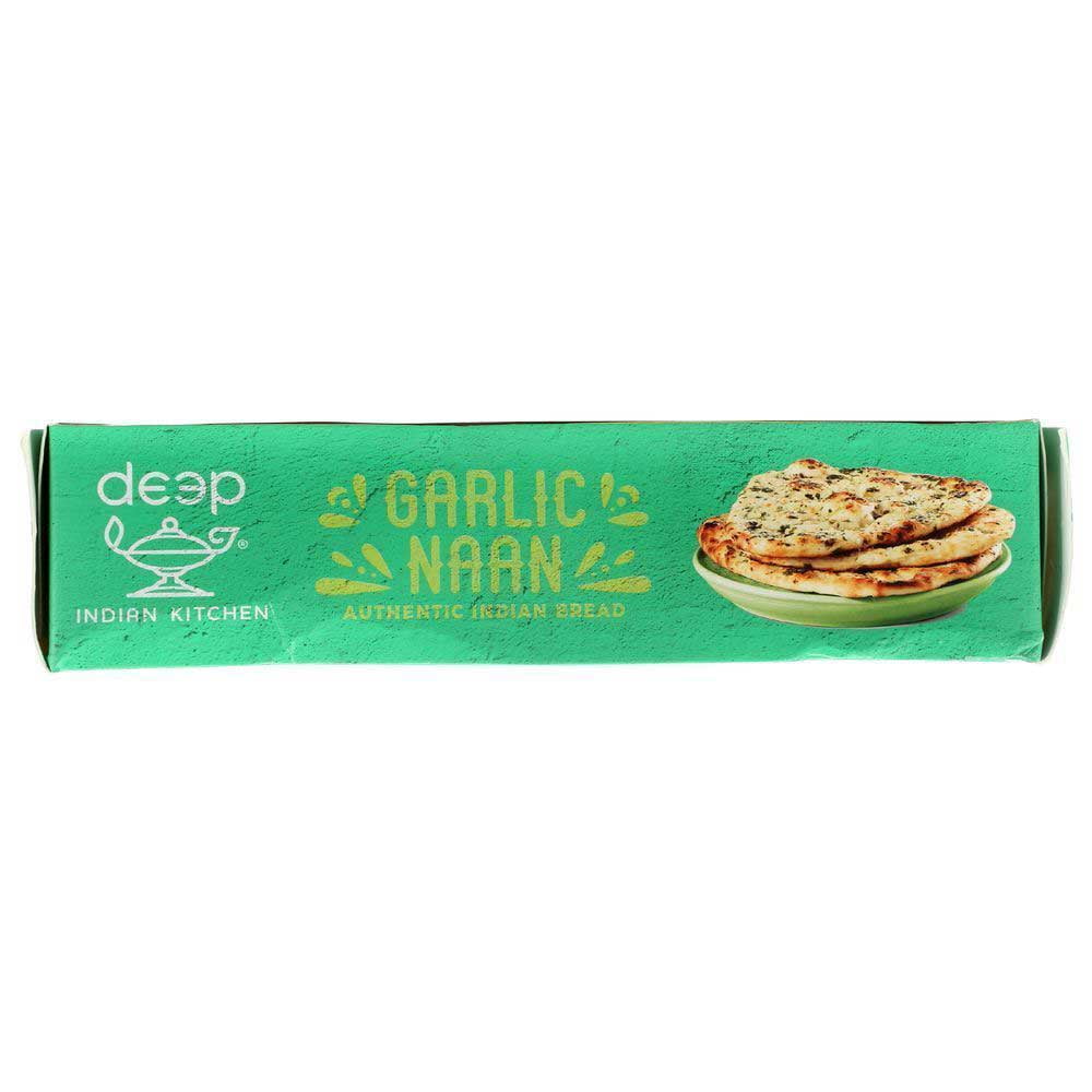 Deep Indian Kitchen Garlic Naan Bread, 8 Ounce -- 8 per Case.