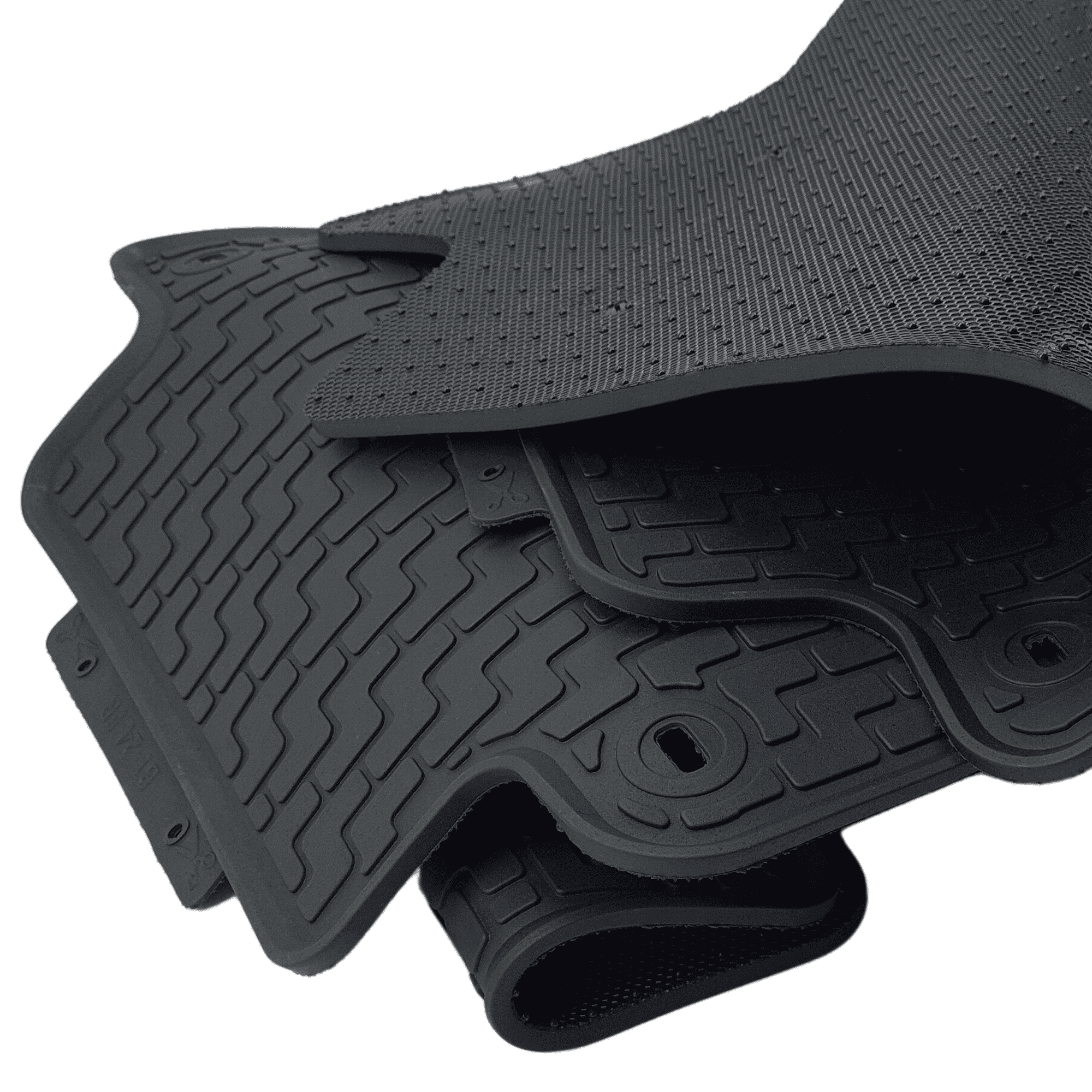 Floor Mats For 2011-2017 Honda Odyssey (RL5) Heavy Duty Custom Fit All Weather Floor Liner 3 ROW Full Set Rubber