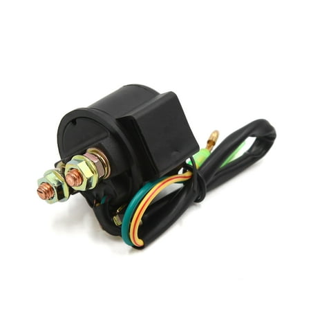 DC 12V 2 Wire Motorcycle Scooter Starter Solenoid Relay Black for 