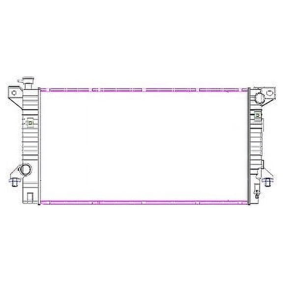Radiator - Compatible with 2009 - 2014 Ford Expedition 2010 2011 2012 2013
