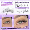 thumbnail image 4 of Lash Clusters Wispy Eyelash Extensions 168pcs Volume Individual Lashes 10-18mm Waterproof Natural DIY Lash Extensions Cluster Eyelash Extensions by ALICE, 4 of 10