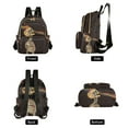 thumbnail image 4 of FORMRS Mini Backpack Purse for Women Travel Daypack Casual Shoulder Bag, Skeleton Stripes, 4 of 7