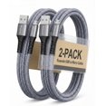 thumbnail image 1 of Cable Micro USB Ruaeoda de 1,8 m, resistente, trenzado, paquete de 2, 1 of 9