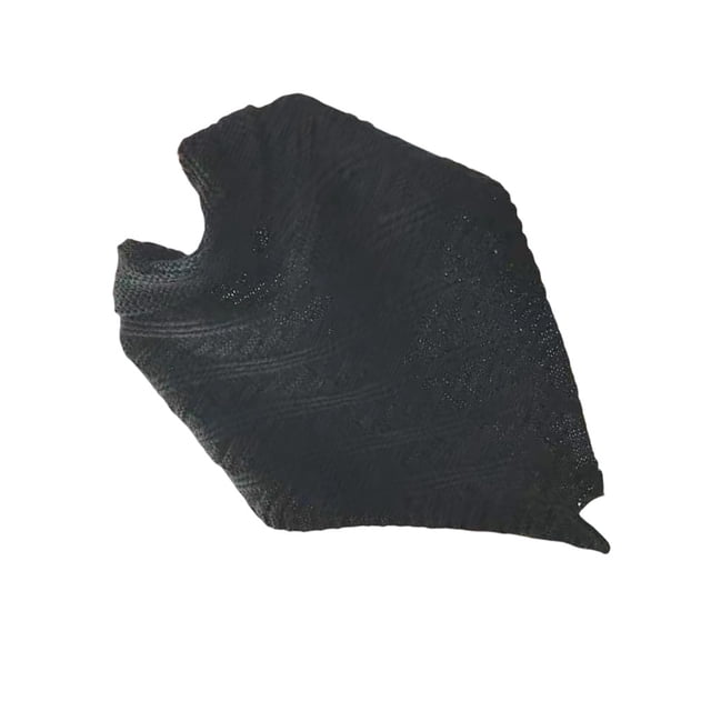 Jumpingount Chal de mujer, abrigos de otoño, Color sólido, bufanda de hombro para mujer, cárdigan, Poncho, decoración de ropa de moda, Accesorios de disfraces Negro
