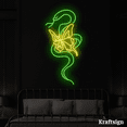 thumbnail image 2 of Craftnamesign Snake Neon Sign, Butterfly LED Sign, Bedroom Living Room Decor, 2 of 4