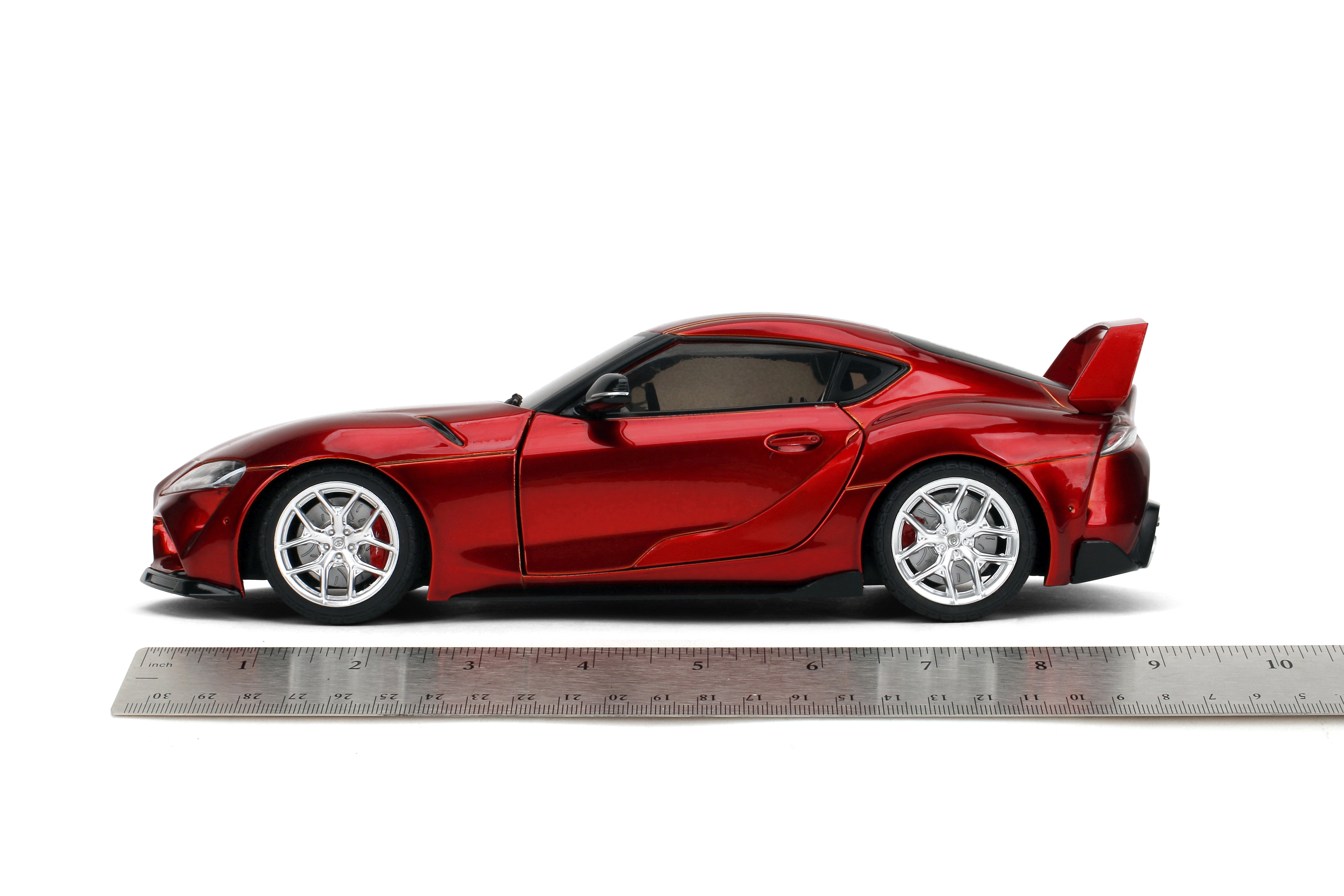 Jada Pink Slips Toyota Supra MK5 - 1:18 Scale Diecast Model with Opening Doors and Working Steering - for Collectors and Enthusiasts 14+
