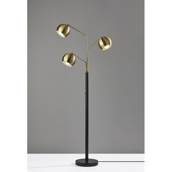 Emerson Tree Lamp with Antique Brass Arms