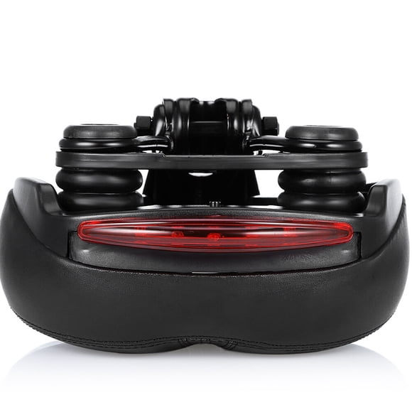 UPGRATOR Comfortable Bike Saddle with Light Black Cushion Shock Resistant for Road and Mountain Bikes