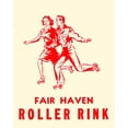 thumbnail image 2 of Retrorollers 12x14 White Modern Wood Framed Museum Art Print Titled - Fair Haven Roller Rink, 2 of 4