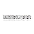 thumbnail image 3 of 1 Carat T.W. 7 Stone Round Diamond Platinum Bridal Wedding Band, 3 of 4