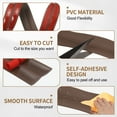 thumbnail image 4 of Uxcell Wall Corner Protector 0.8" x 29.5 ft, Self Adhesive Wall Guard Brown, 4 of 6