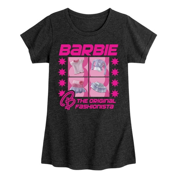 Barbie - Original Fashionista - Toddler And Youth Girls Fitted Short Sleeve Graphic T-Shirt
