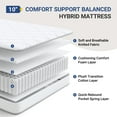 thumbnail image 7 of Avenco Essential 10'' Medium-Firm Hybrid Mattress, Queen Size, 7 of 7