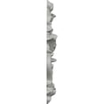 thumbnail image 3 of Ekena Millwork 4 7/8"W x 9 1/2"H x 1"P Dauphine Flower and Leaves Drop Onlay, 3 of 6