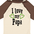 thumbnail image 4 of Inktastic I Love my Papa- hearts Boys or Girls Long Sleeve Baby Bodysuit, 4 of 5