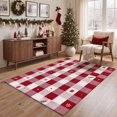 thumbnail image 5 of KUETH 2'x5' Christmas Machine Washable Runner Rug, Non-Slip Rugs for Kitchen, Hallway and Entryway, Red, 5 of 8