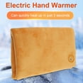 thumbnail image 3 of Rapid Heating Electric Hand Warmer, Foldable Velvet Hand Warmer Bag, Ideal for Work, Study, Outdoor Activities with Three Adjustable Temperature Levels, 3 of 7