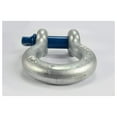 1" x 8.5 Ton D Ring Bow Shackle with Screw Pin Clevis (Rigging/Towing