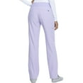 thumbnail image 4 of Elle Scrubs Pant for Women Mid Rise Straight Leg Pull-on EL130P, XL Petite, Lilac Sand, 4 of 6