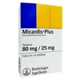 thumbnail image 3 of Micardis Plus 80 mg/25mg tabletas 14 pzas, 3 of 3