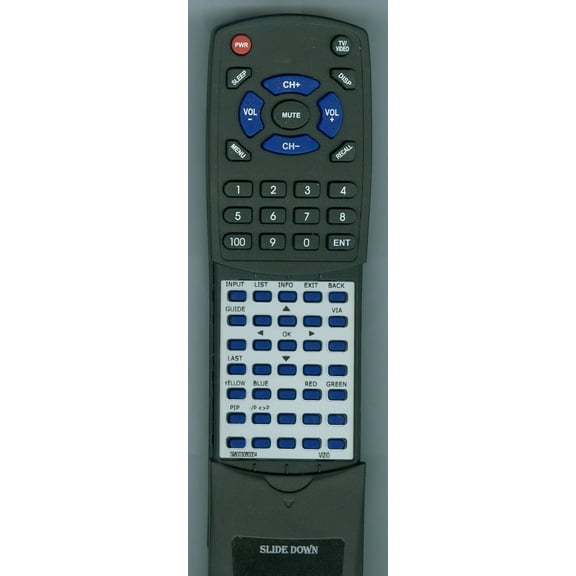 Replacement Remote for VIZIO 0980-0306-0004, 098003060004, RT098003060004, VUR10, M550N, SV472XVT, XVT323, XVT423SV, XVT373SV, XVT473SV, M470NV, SV42
