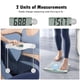 thumbnail image 5 of Báscula digital de baño para pérdida de peso corporal, pesaje de precisión, alta precisión, capacidad de 330 libras, tecnología Step-on con pilas AAA, regalos de cumpleaños, blanco brillante, 5 of 7