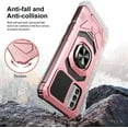 thumbnail image 5 of SPY Case for Nokia C110 Case Cover w/Tempered Glass Screen Protector Ring Kickstand - Rose Gold, 5 of 5