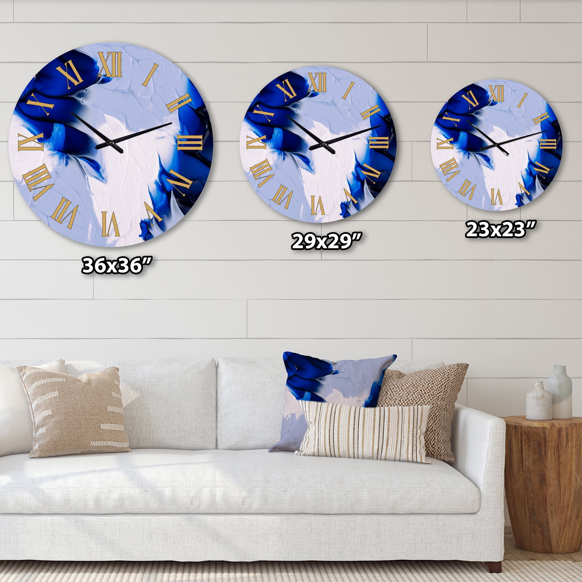 Designart 1 in Quartz Modern/Contemporary Wall Clock