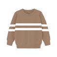 thumbnail image 3 of Tiijoy Girls Oversized Sweatshirt Fall Winter Casual Crewneck Pullover, Khaki, Sizes 2-13, 3 of 3