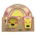 thumbnail image 3 of Ebros Lion 5 Piece Organic Bamboo Dinnerware Set For Kids Children Toddler Baby, 3 of 6