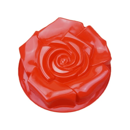 

Rose Shape Cake Mold Creative Silicone Mould Practical DIY Baking Mold